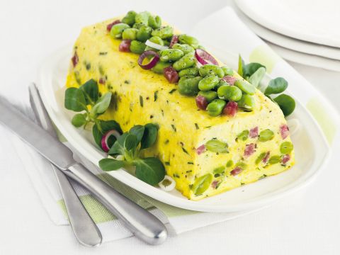 Terrina di uova e fave