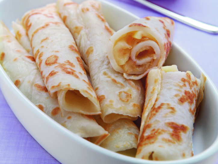 Apfelpfannkuchen o crespelle alle mele
