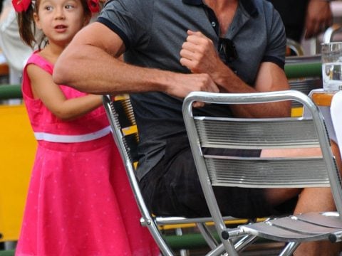 Hugh Jackman, un gran bel papà