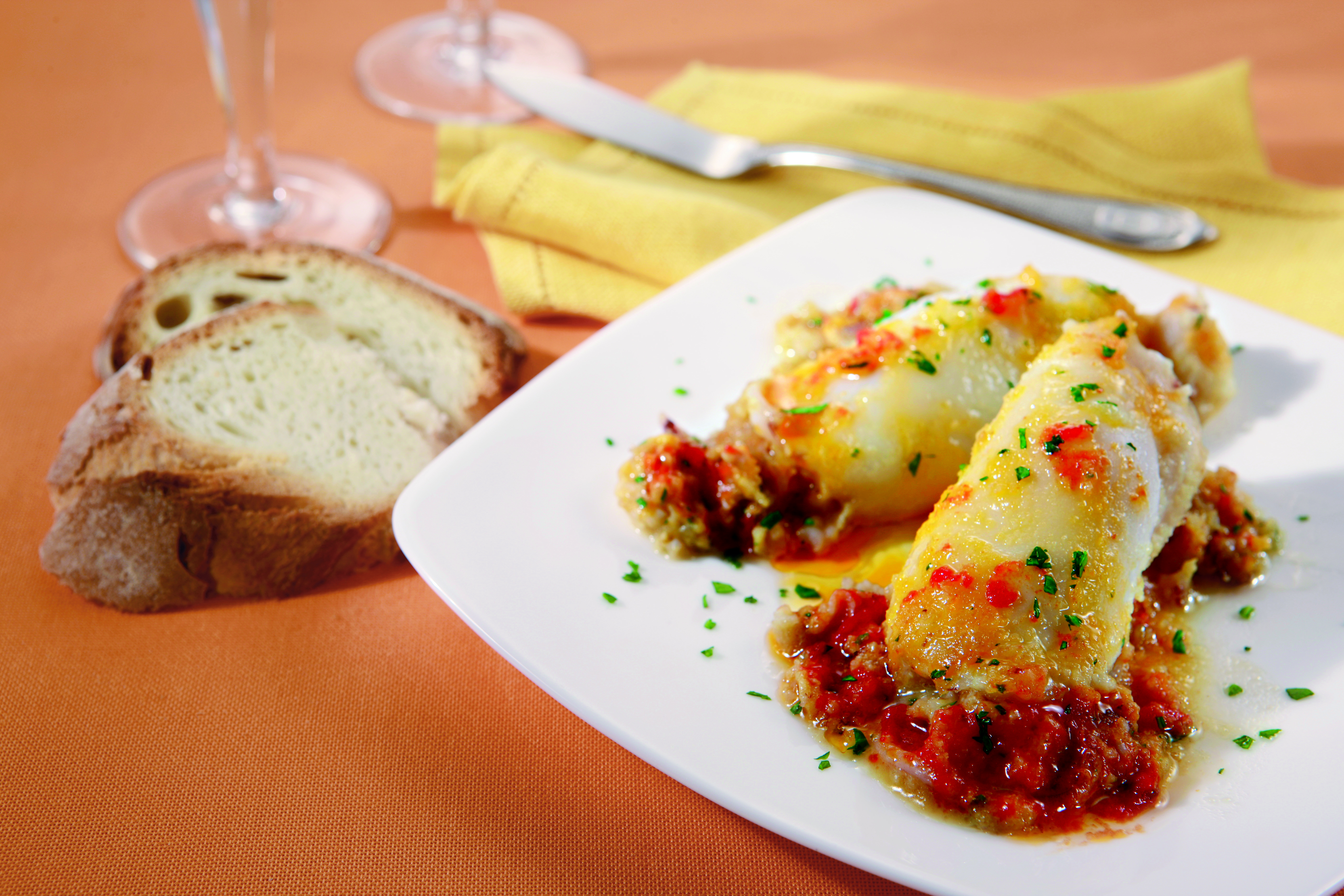 Ricetta Calamari Ripieni In Umido Alla Triestina Donna Moderna