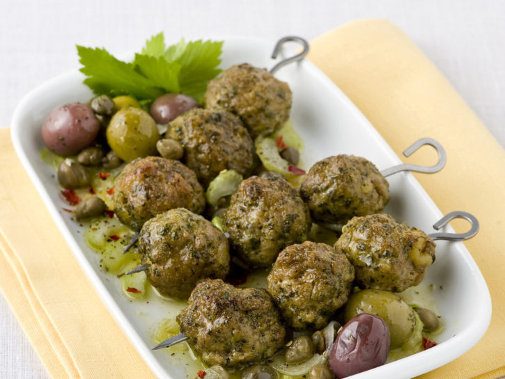 Polpette di manzo alla senape