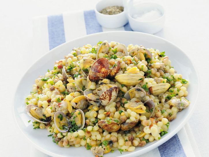 Risotto di fregola con le vongole