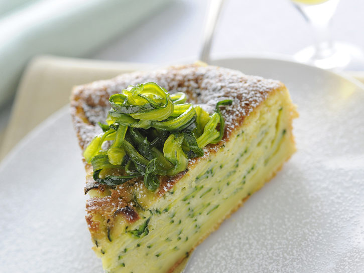 Torta dolce di zucchine