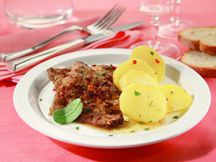 Fegato di vitello all'abruzzese