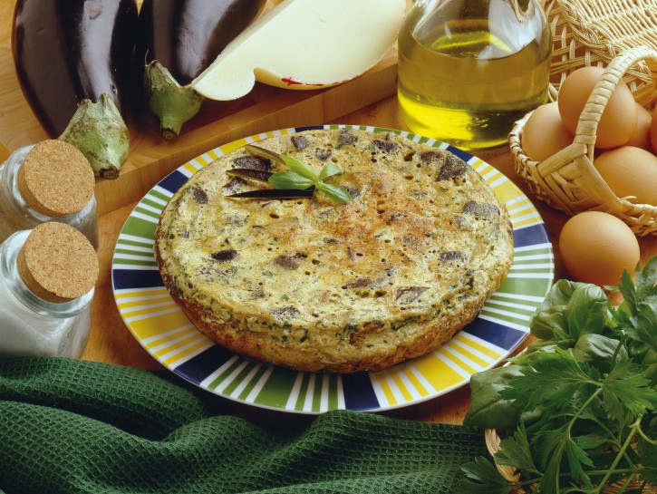 Frittata con le melanzane