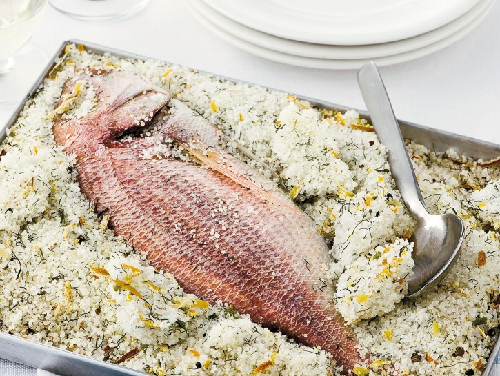 Pagello al sale aromatico