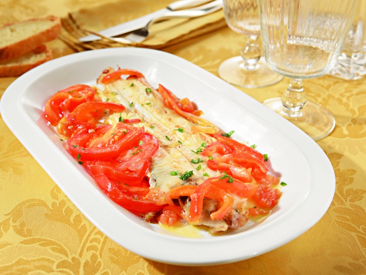 Sogliole con i peperoni