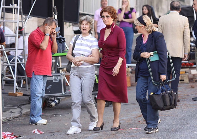 Sophia Loren torna a casa