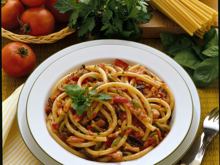 Bucatini con il bacon