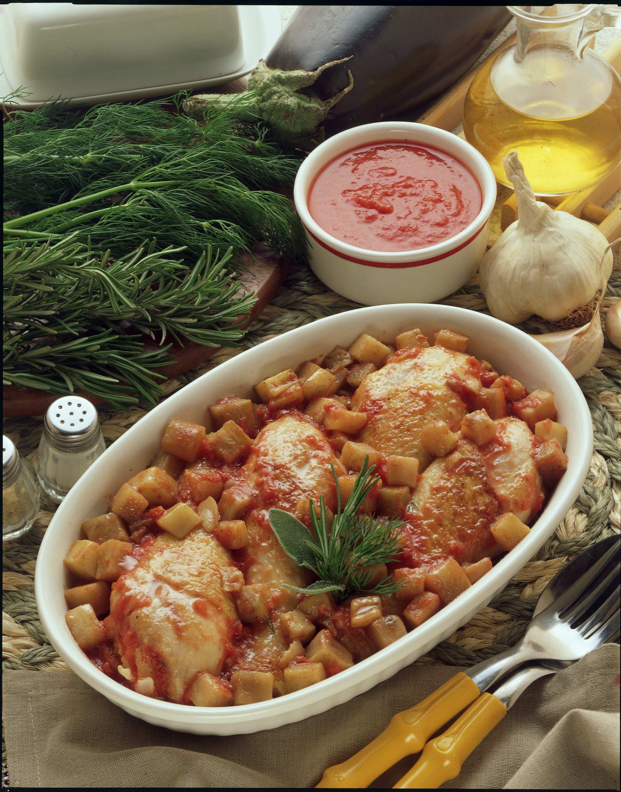 Ricetta Fusi di pollo con melanzane Donna Moderna