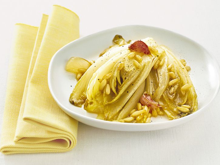 Indivia al miele di tiglio e pinoli