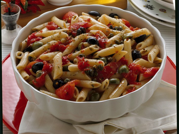 Pennette olive e capperi