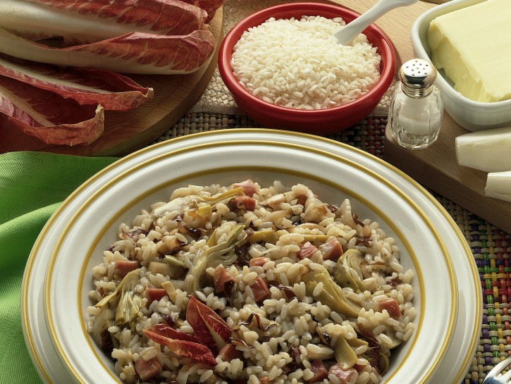Risotto con lo speck