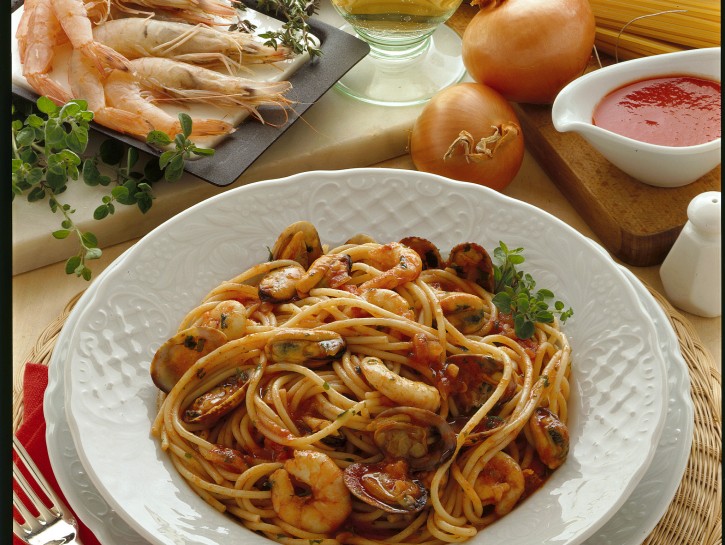 Spaghetti cozze-vongole