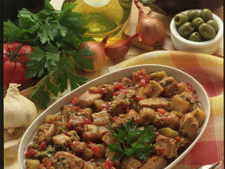 Spezzatino alle melanzane