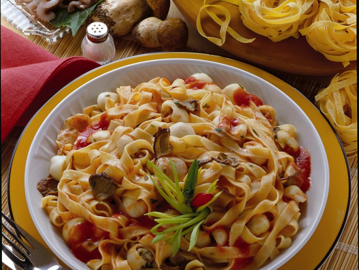 Tagliatelle con i moscardini