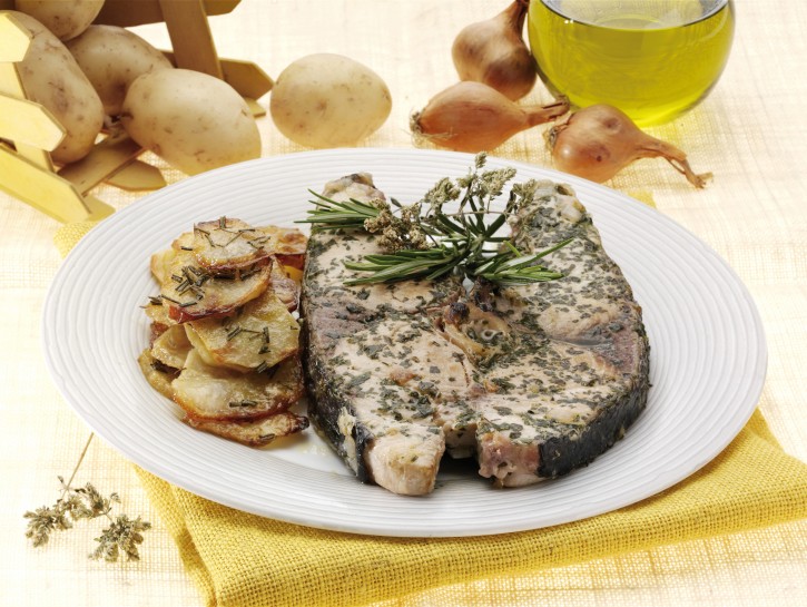 Tranci aromatici di ricciola