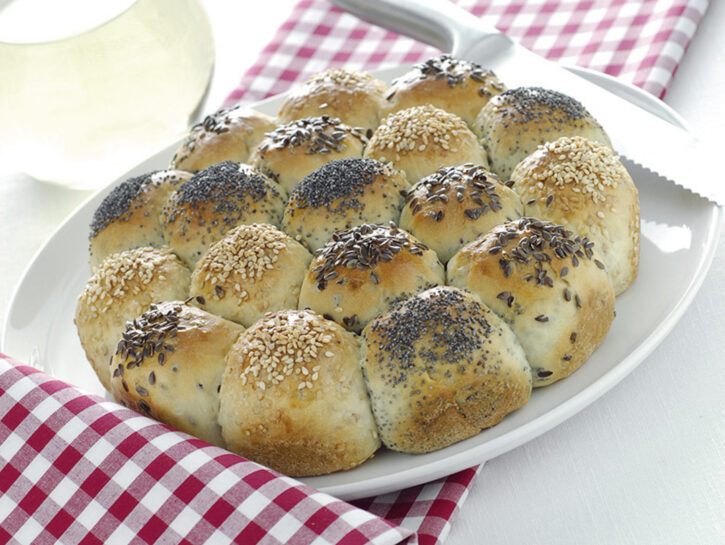 Panini di semi a torta