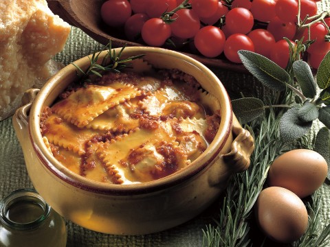 Agnolotti al brasato