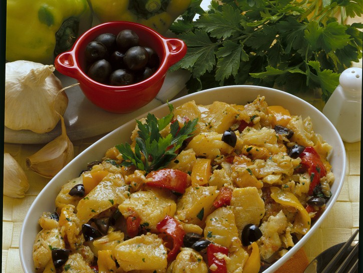 Baccalà con peperoni
