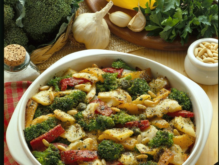 Baccalà con verdure