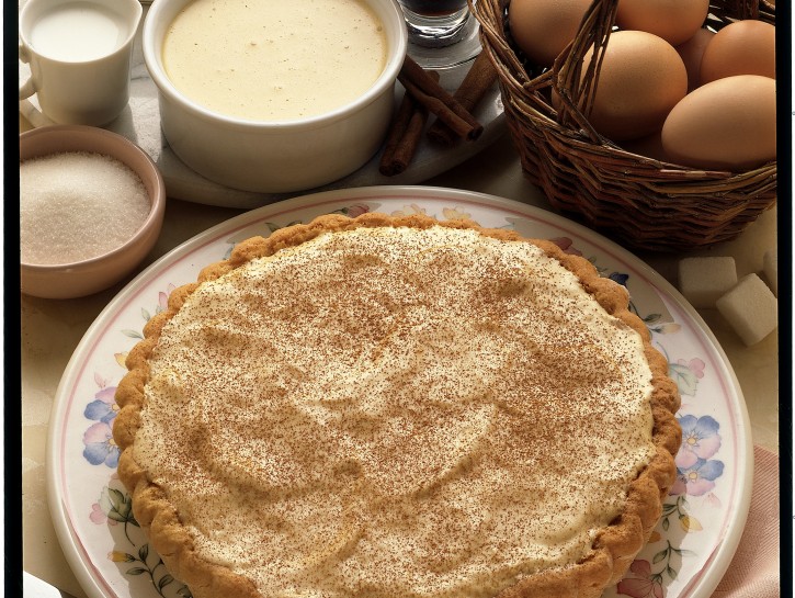 Crostata allo zabaione