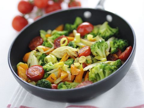 Misto di verdure spadellate