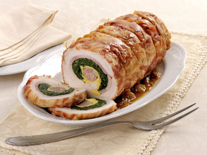 Polpettone di tacchino farcito