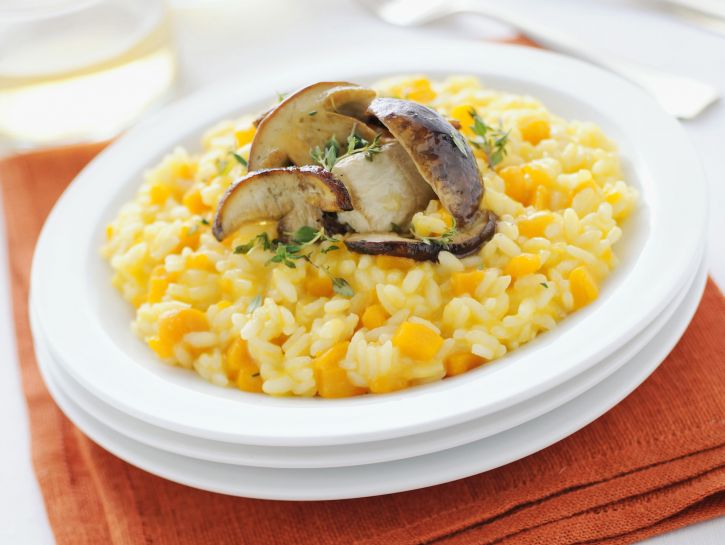 risotto-con-zucca-e-porcini immagine