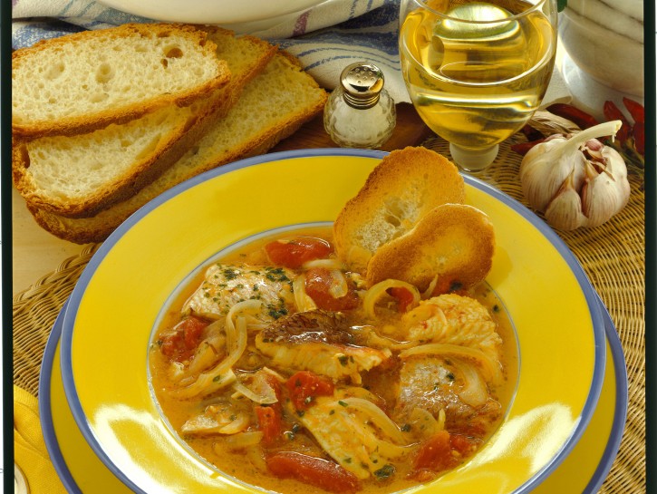 Zuppa di pesce bianco