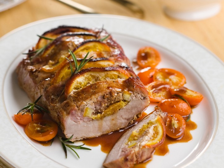 Lonza di maiale agli agrumi