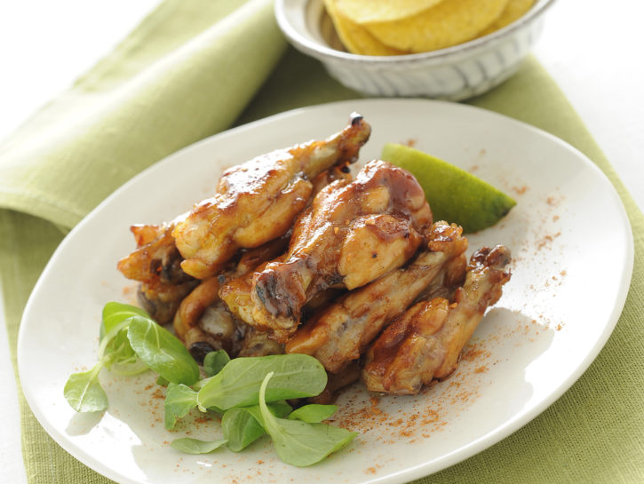 Ali di pollo marinate alla messicana