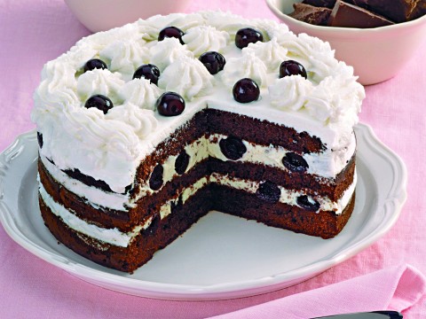 Torta della Foresta Nera con amarene