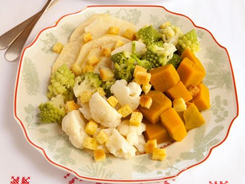 Verdure con vinaigrette delicata