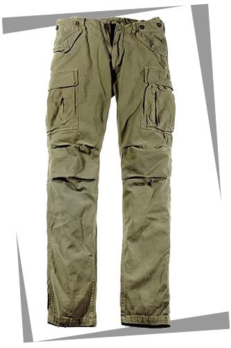 Pantaloni militari cargo, ripescati dall'armadio!