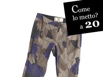 Come lo porto a 20 anni e a 50: pantaloni mimetici