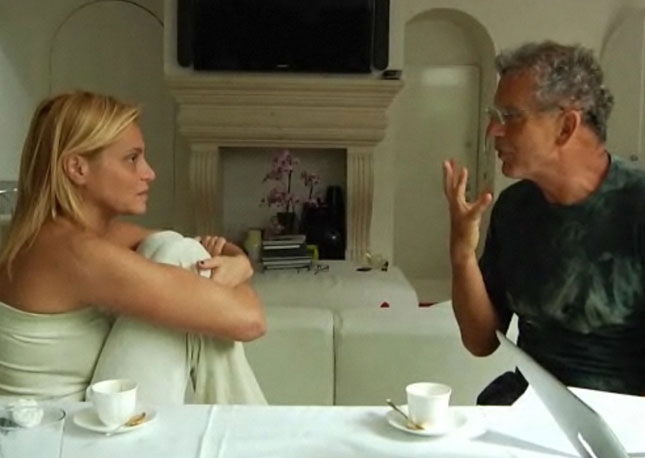 Simona Ventura intervista Aldo Busi