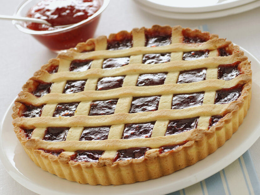 Crostata alla marmellata di prugne