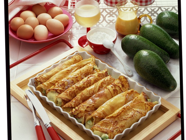 Crepes all'avocado