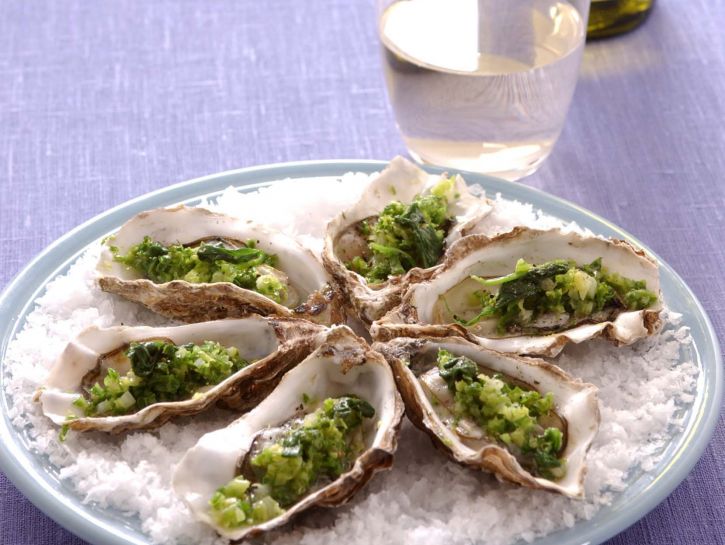 Ostriche gratinate alle erbe