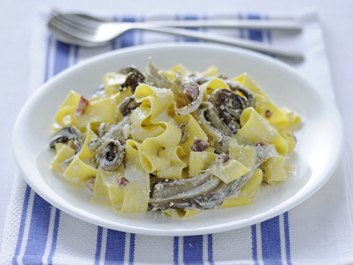 Pappardelle al radicchio trevigiano