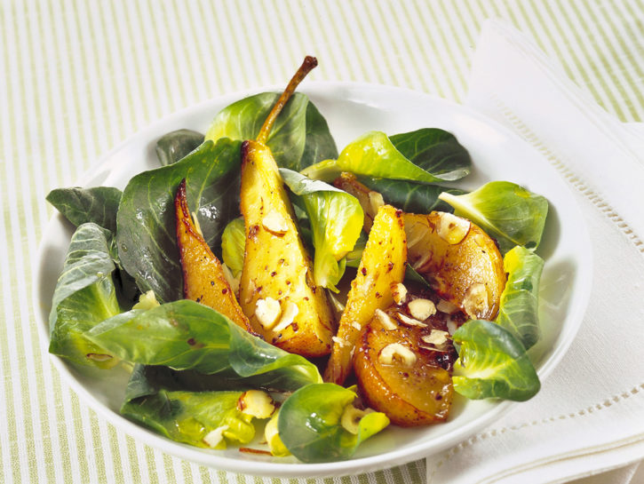Radicchio verde e pere