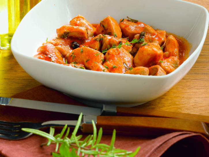 Spezzatino di pollo e tacchino