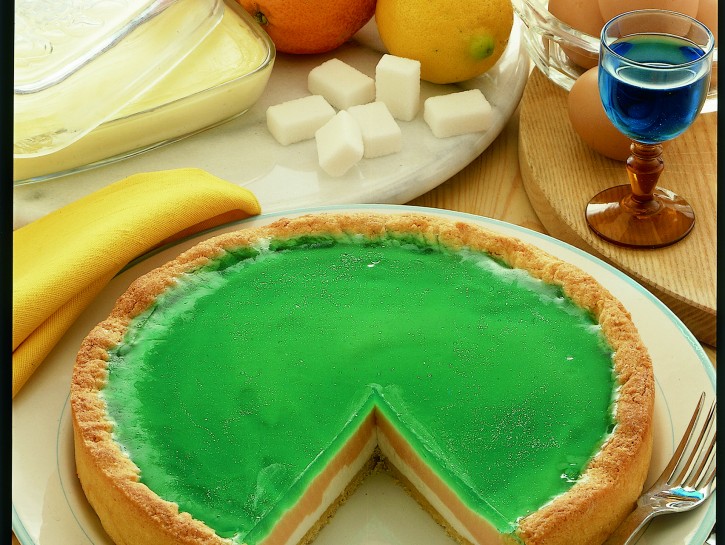 Torta al curaçao