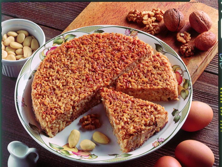 Torta di riso alle noci