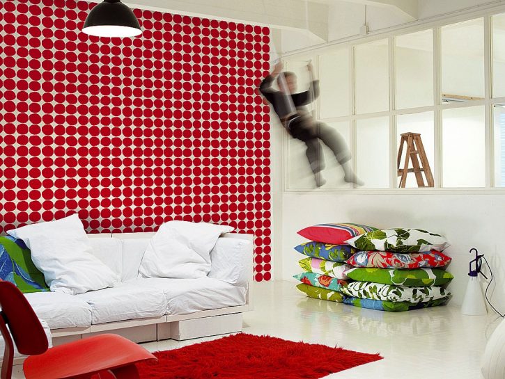 Arredamento a pois stile anni '60