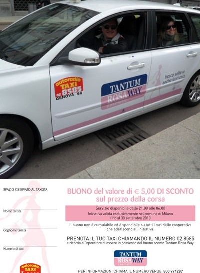 Taxi rosa e non solo: i servizi per le donne