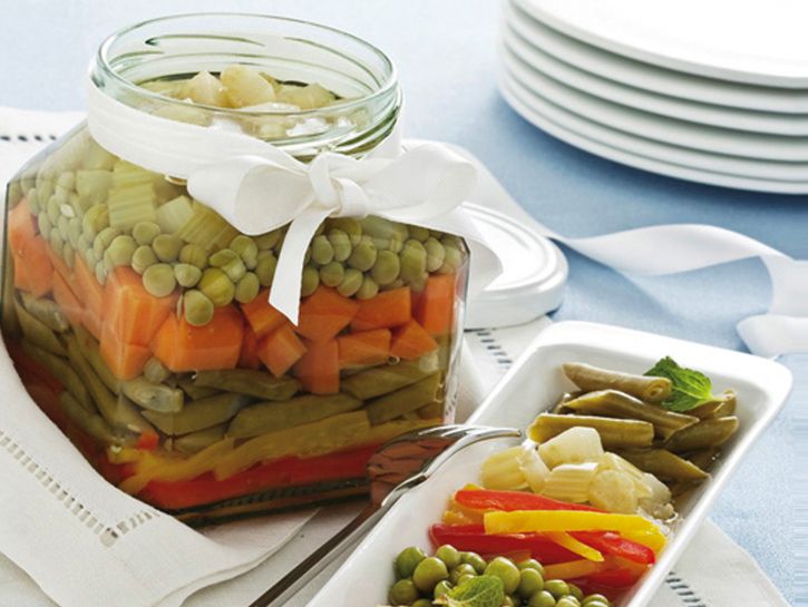 giardiniera-di-verdure-sottolio preparazione