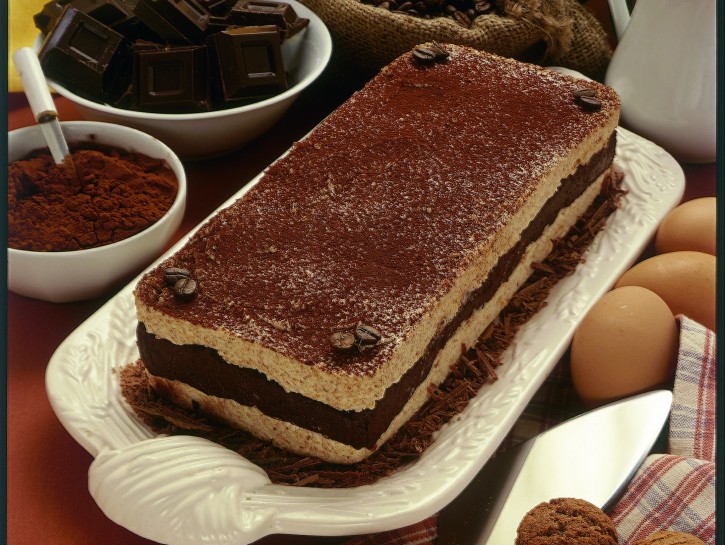 Mattonella di amaretti e caffè