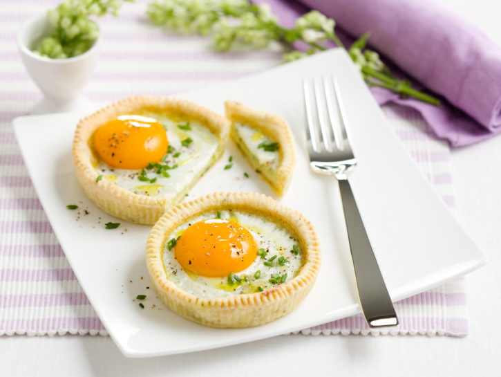 Mini quiche agli asparagi